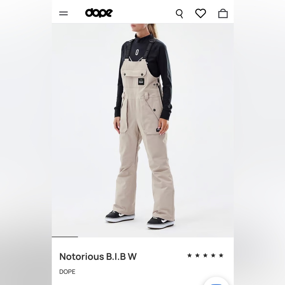 Tan Notorious BIB Dope Snow
